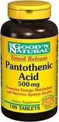 Foto pantothenic acid tr - Ácido pantoténico 500 mg 100 comprimidos