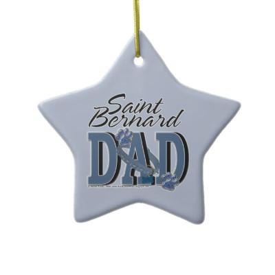 Foto Papá De St Bernard Adorno De Navidad