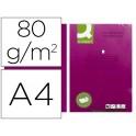 Foto Papel color q-connect din a4 80g fucsia paquete de 500 hojas
