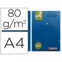 Foto Papel color q-connect din a4 80gr celeste paquete de 500 hojas