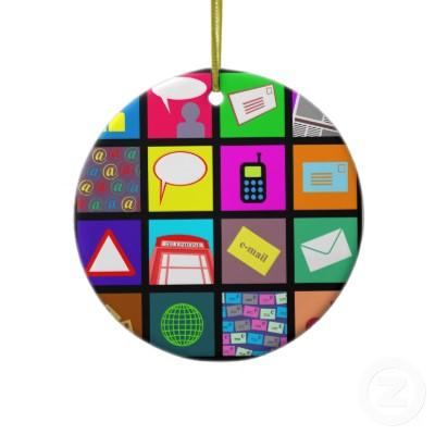 Foto Papel pintado de la teja de la comunicación Adorno Para Reyes