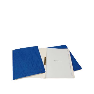 Foto Paquete 4 Dossiers azul formato folio Archivable Unisystem