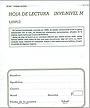 Foto Paquete de 25 Hojas de Lectura de INVE M, Inteligencia Verbal.