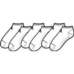 Foto Paquete de tres calcetines adidas t corpliner 3pp blanco/negro (616354)