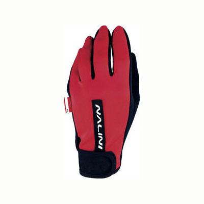 Foto Par guantes largos invierno ciclista Nalini Base Muggio rojo