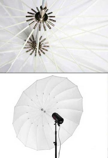 Foto Paraguas 100cm traslúcido Deluxe
