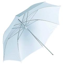 Foto Paraguas difusor blanco translúcido de 180 cm