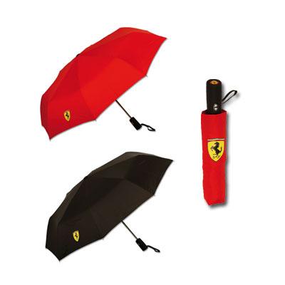 Foto Paraguas Ferrari compacto negro o rojo