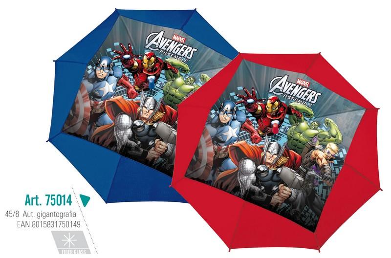 Foto Paraguas infantil Marvel Avengers automático