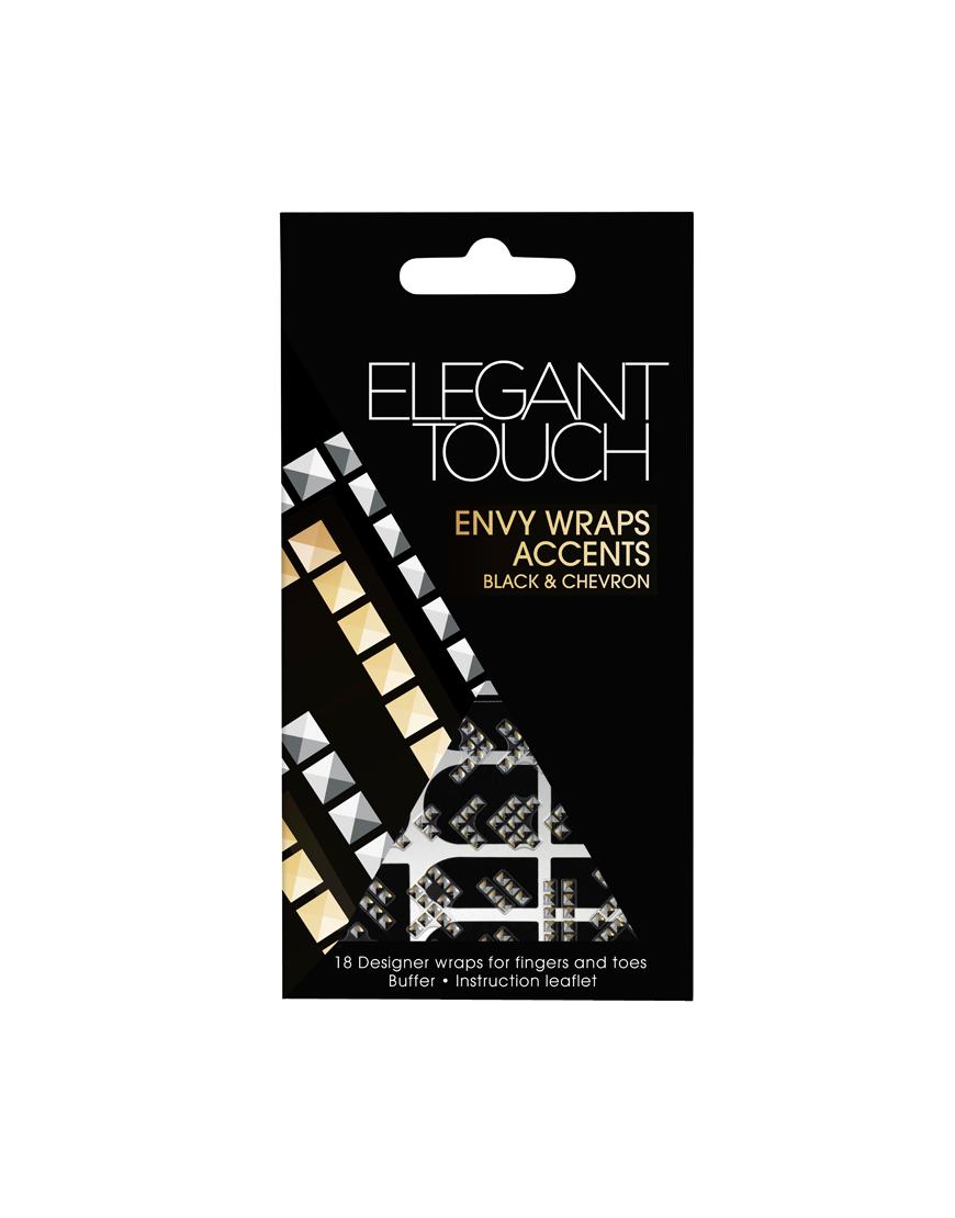 Foto Parches y kit para decorar las uñas en 3D Envy Black & chevron