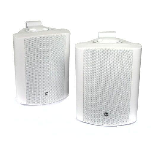 Foto Pareja altavoces Skytec para uso comercial. Blanco