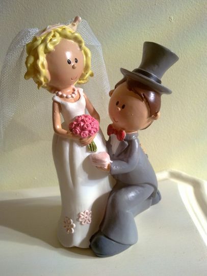 Foto Pareja Novios Rodilla