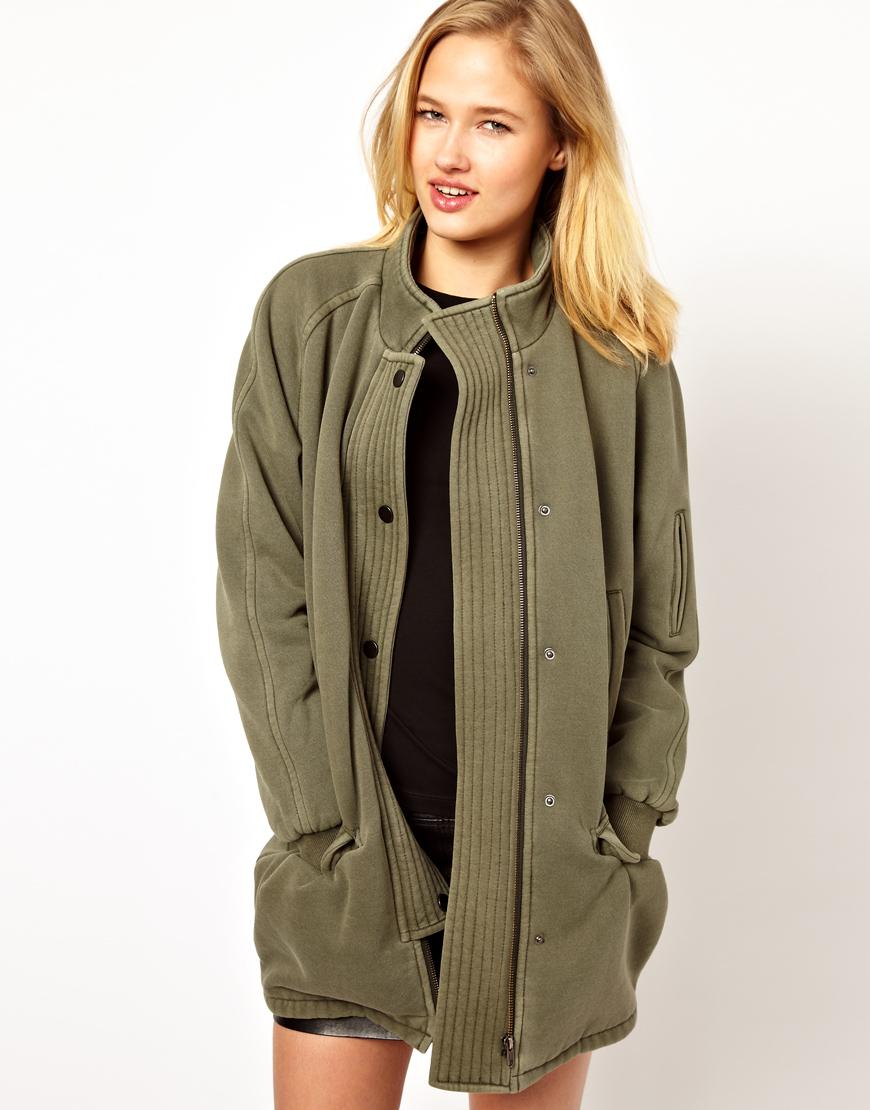 Foto Parka desgastada Alex de Selected Dusty leaf