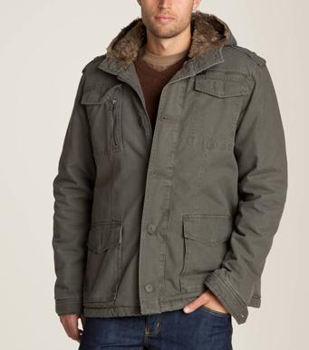 Foto Parka forrado con capucha hombre