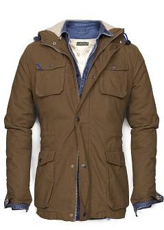 Foto Parka Mezcla Algodón leaf green H.E. by MANGO