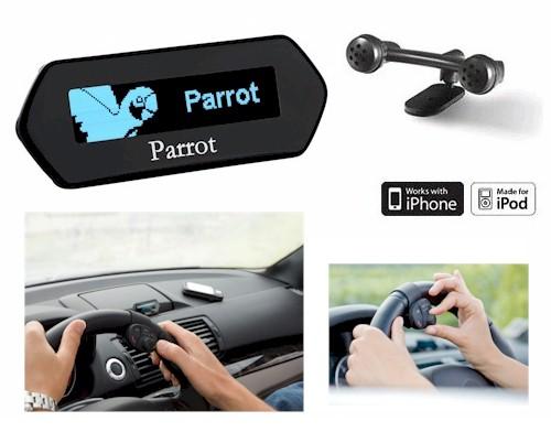 Foto parrot MKi9100, manos libres Bluetooth multimedia con pantalla OLED