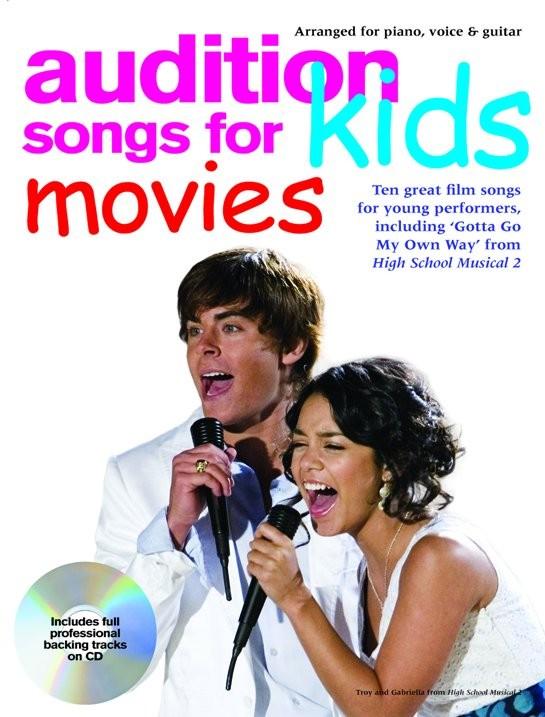 Foto Partituras Audition songs for movies kids +cd de ALBUM