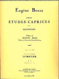 Foto Partituras Douze etudes-caprices de BOZZA, EUGENE