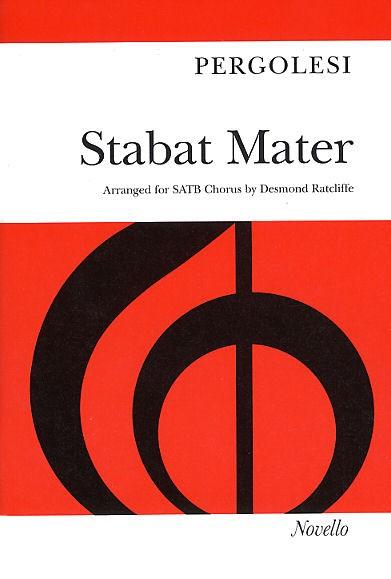 Foto Partituras Giovanni pergolesi: stabat mater (novello edition - vocal s