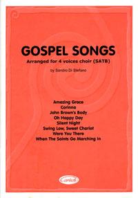 Foto Partituras Gospel songs. arranged for 4 voices choi r (satb) de STEFAN