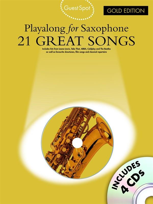 Foto Partituras Guest spot: playalong for alto saxophone - gold edition de