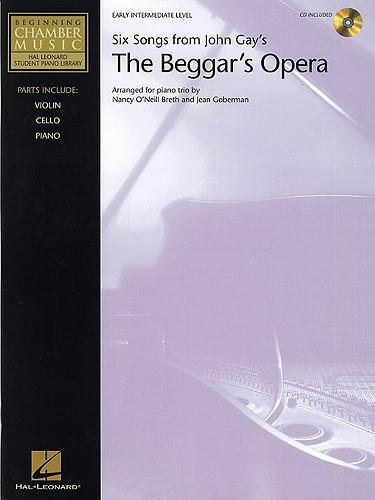 Foto Partituras John gay: six songs from the beggar's opera (piano trio) de