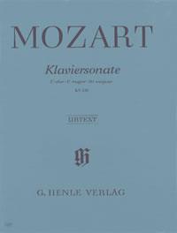 Foto Partituras Piano sonata c major kv 330 (300h). de MOZART, WOLFGANG AMA