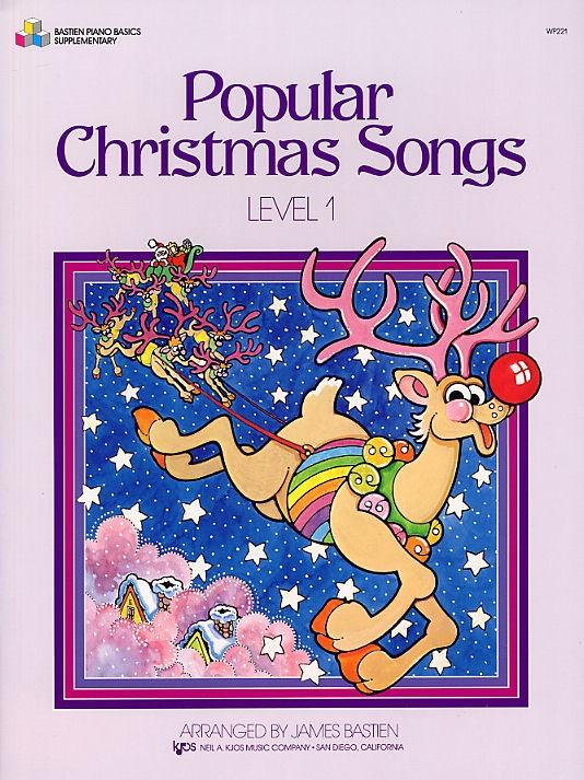 Foto Partituras Popular christmas songs. level 1 de TRADICIONAL/ BASTIEN, J