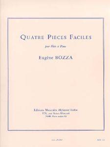 Foto Partituras Quatre pieces faciles de BOZZA, EUGENE