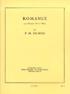 Foto Partituras Romance de DUBOIS, PIERRE MAX