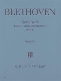 Foto Partituras Serenade for piano and flute (violin) op. 41. de BEETHOVEN,