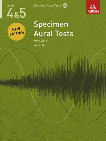 Foto Partituras Specimen aural tests grades 4/5 from 2011 +2 cd