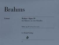 Foto Partituras Waltzes op. 39. de BRAHMS, JOHANNES