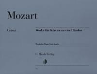 Foto Partituras Works for piano four-hands. de MOZART, WOLFGANG AMADEUS