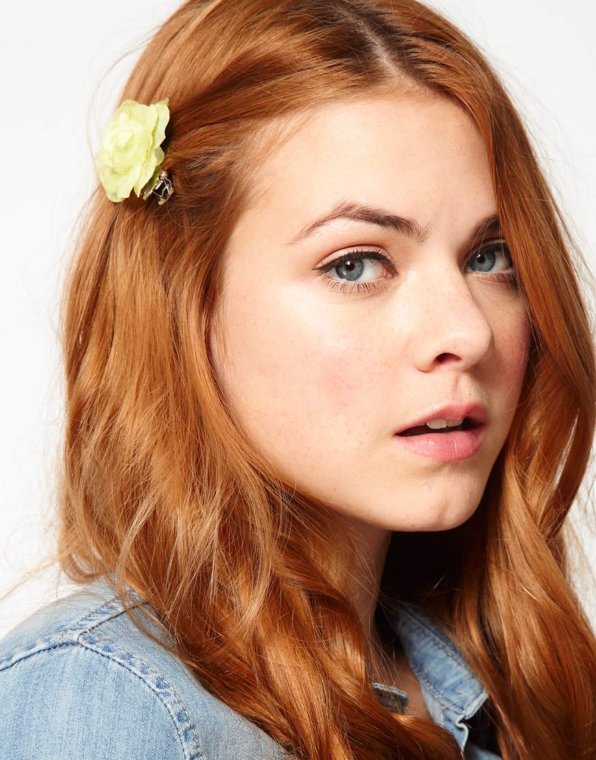 Foto Pasador Rose de Johnny Loves Rosie Verde lima