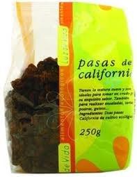 Foto Pasas california 250 gr luz de vida