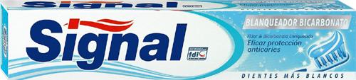 Foto Pasta Dental Signal Blanqueador Bicarbonato 75 Ml
