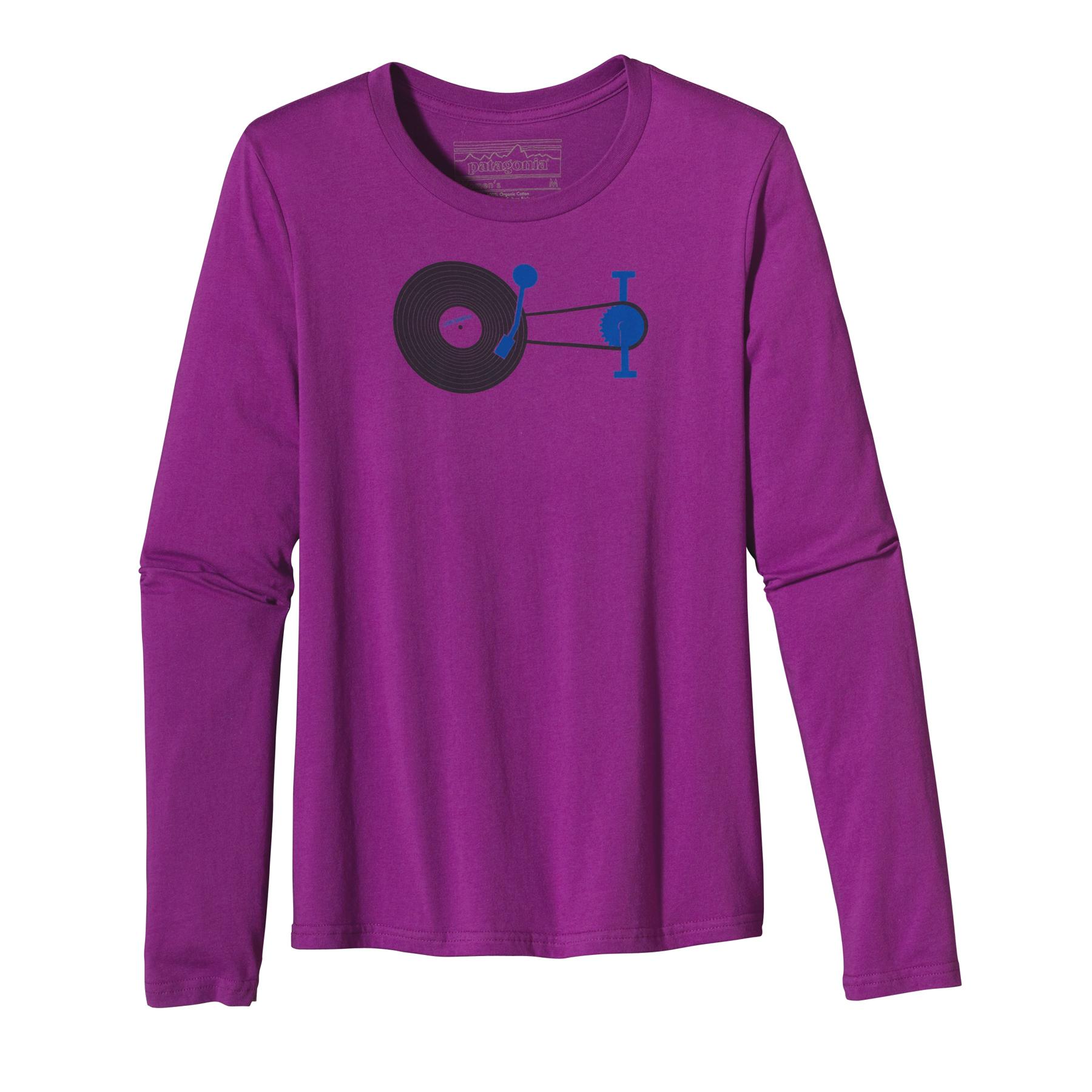 Foto Patagonia L/S Live Simply Vinyl T-Shirt Lady Ikat Purple (Modell 2013/2014)