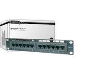 Foto Patchpanel DIGITUS 1HE 12-Port Cat5e geschirmt schwarz