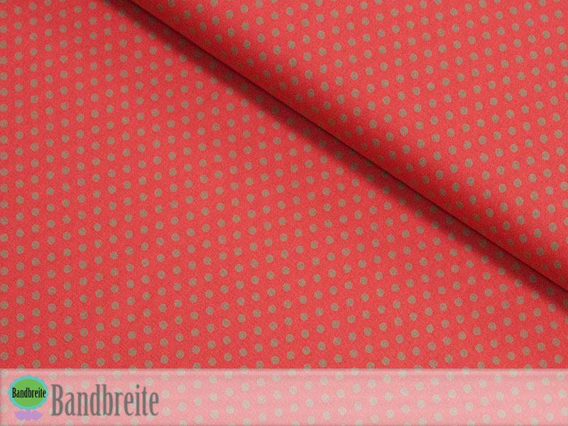 Foto Patchwork fabric Dots amber-olive (4.4 EUR por m.)