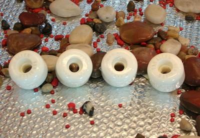 Foto Patinaje Juego 4 Ruedas Skateboard Monopatin Pu Casting 54x38 Mm.  17020  Va2