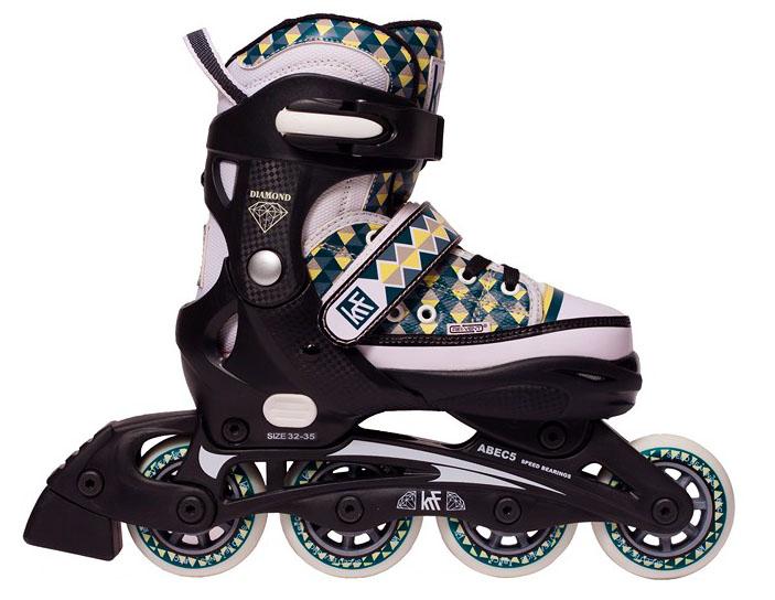 Foto Patines krf diamond color verde