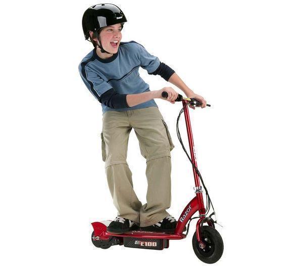 Foto Patinete eléctrico E100 rojo