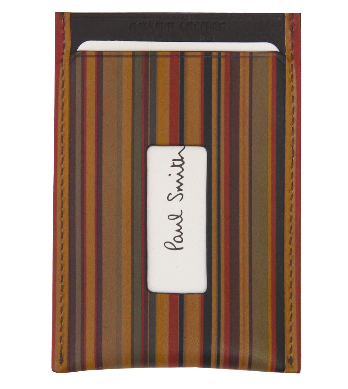 Foto Paul Smith Accessories Multi Stripe Vintage Leather Travel Card Case