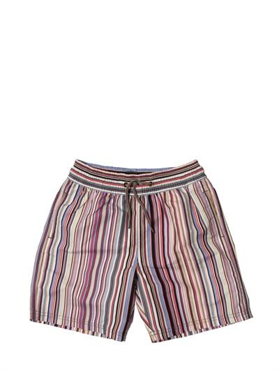 Foto paul smith junior traje de baño beach tipo boxer a rayas de la firma