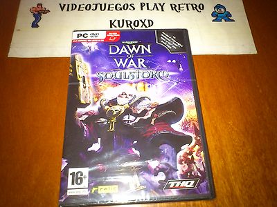 Foto Pc Warhammer 40000 Dawn Of War Soulstorm Soul Storm Precintado Nuevo Pal España