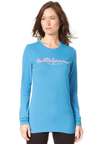 Foto Peak Performance Womens Logo Longsleeve blue sea