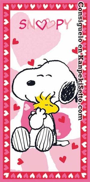 Foto Peanuts Toalla De BaÑo Snoopy Love 76 X 152 Cm
