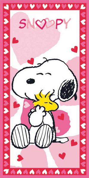 Foto Peanuts Toalla De BañO Snoopy Love 76 X 152 Cm