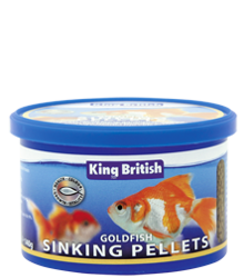 Foto Peces Granulados King British Goldfish Sinking Pellets 140 Gr